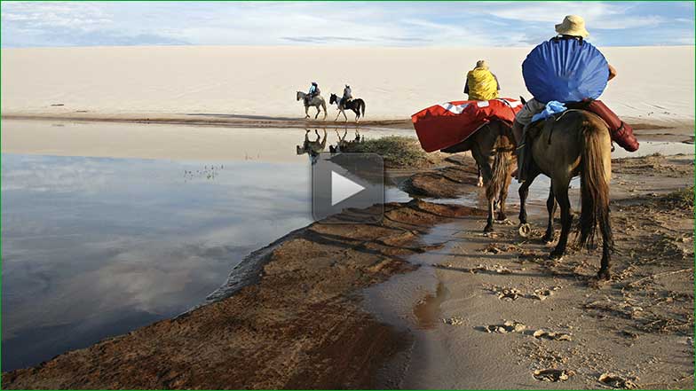 Pferde-Trekking durch Lençóis Maranhenses