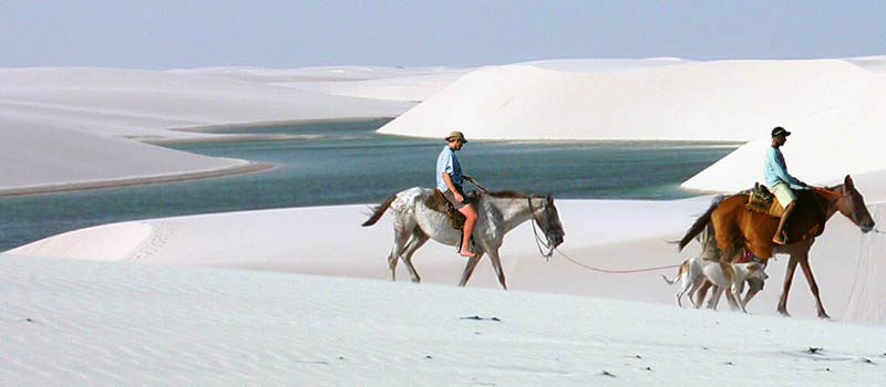 Zu Pferd durch Lençóis Maranhenses